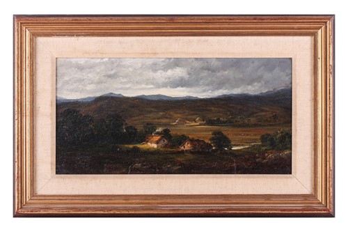 Lot 20 - W.H. Pate? (20th century), Moorland landscape...