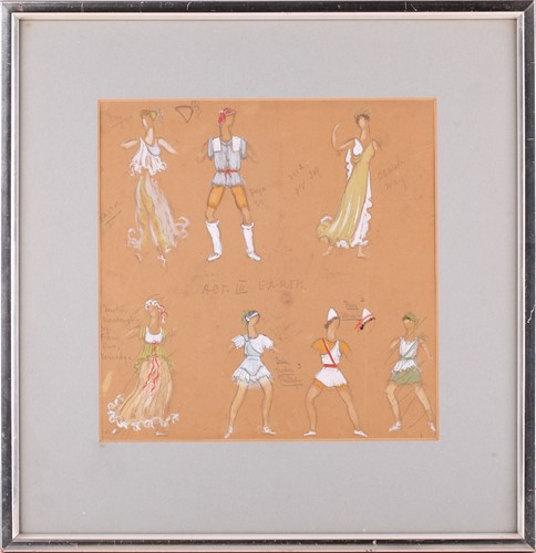 Lot 22 - 20th Century British School, Costume designs...