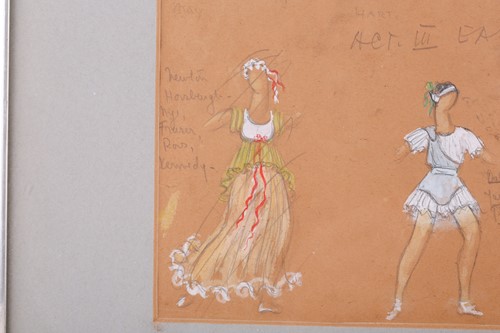 Lot 22 - 20th Century British School, Costume designs...