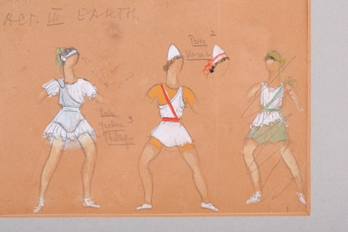 Lot 22 - 20th Century British School, Costume designs...