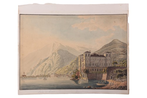 Lot 109 - 19th Century Swiss School, Five views of Swiss...