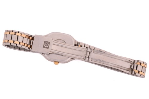 Lot 342 - An Omega Seamaster Quartz Bi-Metal Wristwatch....