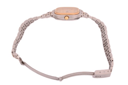 Lot 342 - An Omega Seamaster Quartz Bi-Metal Wristwatch....