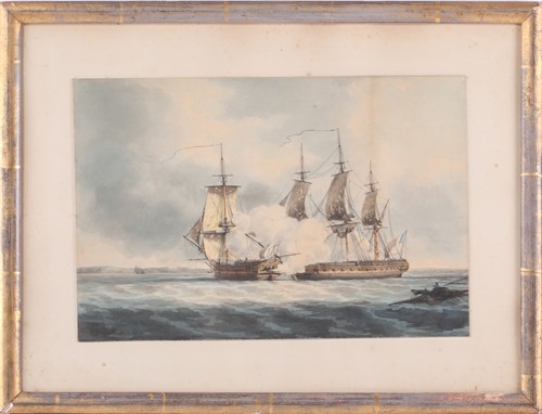 Lot 36 - 19th-century British school, A ship of the...