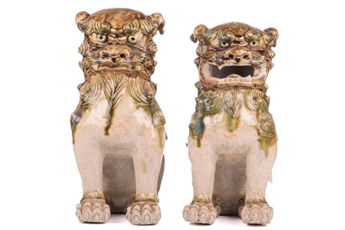 Lot 115 - A pair of large and impressive Chinese...