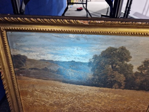 Lot 29 - George Vicat Cole (1833- 1893), Cornfield,...