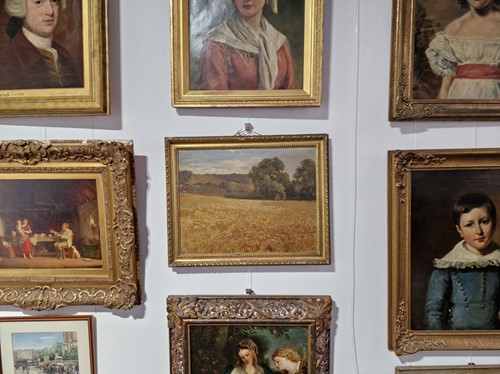 Lot 29 - George Vicat Cole (1833- 1893), Cornfield,...