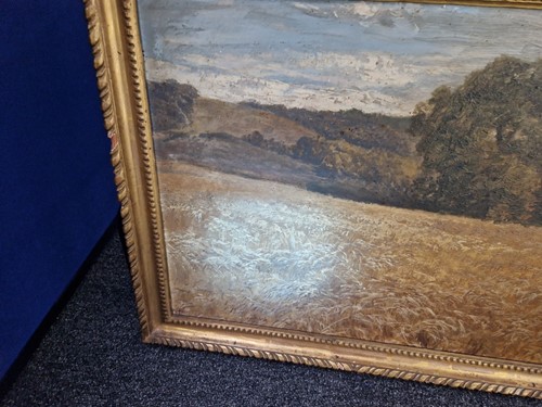Lot 29 - George Vicat Cole (1833- 1893), Cornfield,...