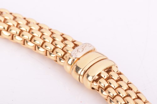 Lot 144 - Fope - a Flex'It necklace in 18ct yellow gold,...