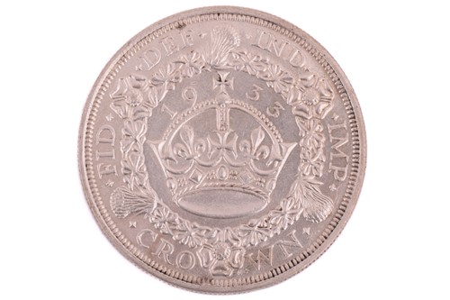 Lot 334 - A George V silver Wreath Crown, 1933.