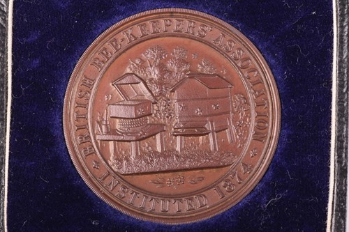 Lot 335 - A Victorian bronze medal for the 'Science and...