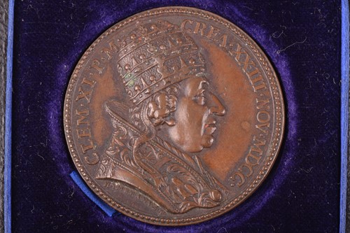 Lot 335 - A Victorian bronze medal for the 'Science and...