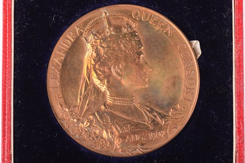 Lot 335 - A Victorian bronze medal for the 'Science and...