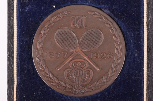 Lot 335 - A Victorian bronze medal for the 'Science and...