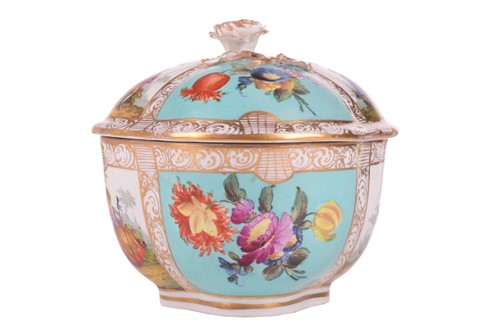 Lot 241 - A 19th-century Meissen porcelain figure group...