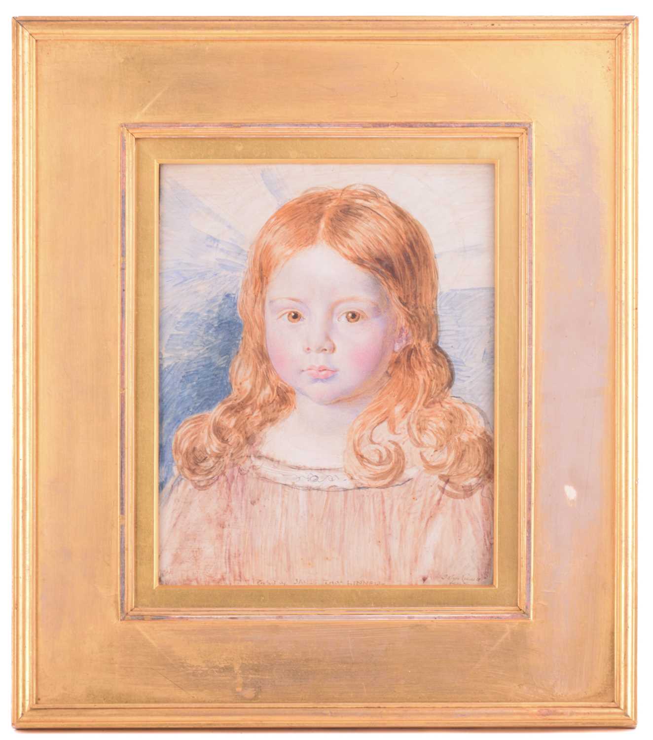 Lot 96 - John Linnell (1792 - 1882), bust-length...