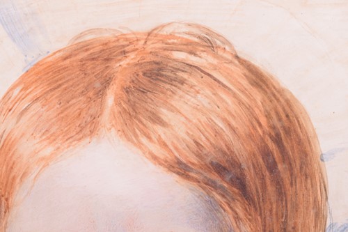 Lot 96 - John Linnell (1792 - 1882), bust-length...