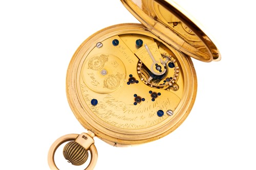 Lot 195 - A Charles Frodsham 18k Gentleman's Half Hunter...