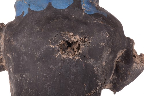Lot 318 - An original over-sized papier mache mask/head,...