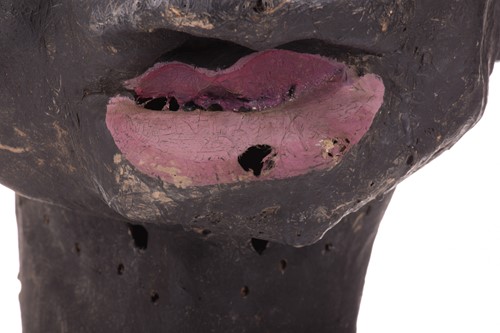 Lot 318 - An original over-sized papier mache mask/head,...