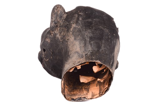 Lot 318 - An original over-sized papier mache mask/head,...