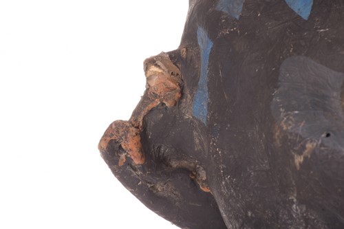 Lot 318 - An original over-sized papier mache mask/head,...