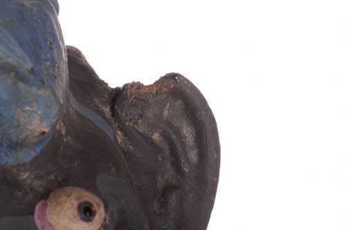 Lot 318 - An original over-sized papier mache mask/head,...