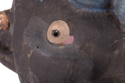 Lot 318 - An original over-sized papier mache mask/head,...