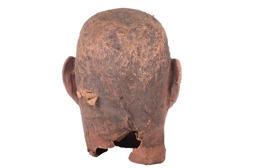 Lot 325 - An original over-sized papier mache mask/head,...