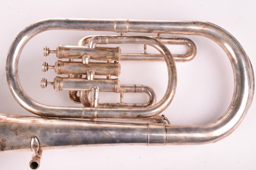 Lot 302 - A Lark tuba, Chinese made, in fitted case,...