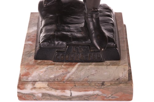 Lot 232 - Eugène Marioton (1854 - 1933), 'Le Couvre-feu'...