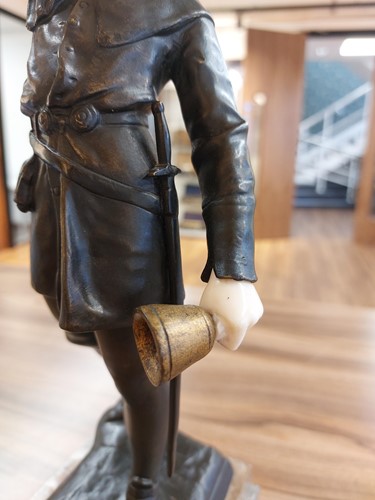 Lot 232 - Eugène Marioton (1854 - 1933), 'Le Couvre-feu'...
