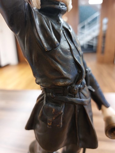 Lot 232 - Eugène Marioton (1854 - 1933), 'Le Couvre-feu'...