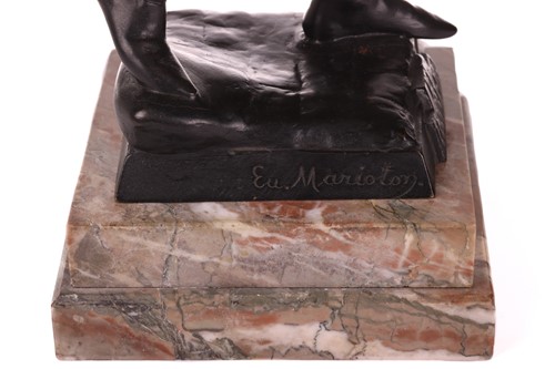 Lot 232 - Eugène Marioton (1854 - 1933), 'Le Couvre-feu'...
