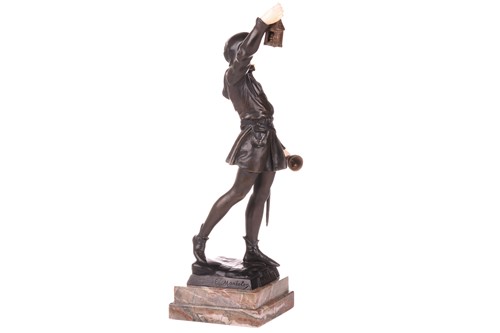 Lot 232 - Eugène Marioton (1854 - 1933), 'Le Couvre-feu'...
