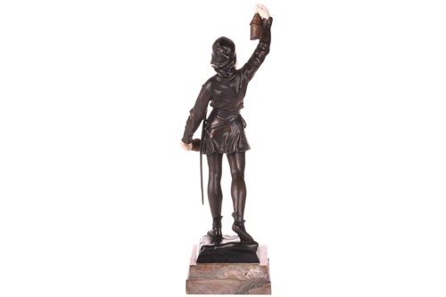 Lot 232 - Eugène Marioton (1854 - 1933), 'Le Couvre-feu'...