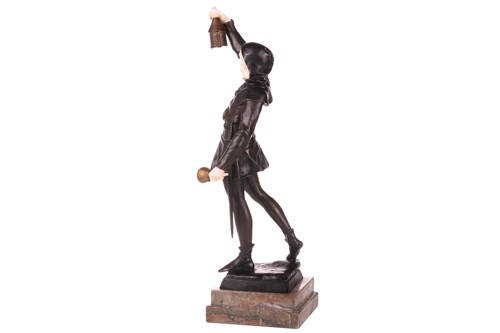 Lot 232 - Eugène Marioton (1854 - 1933), 'Le Couvre-feu'...