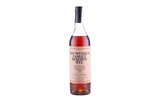 Lot 168 - A bottle of Van Winkle Family Reserve Rye...