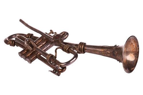 Lot 324 - A bespoke trumpet, modified for Vivian...