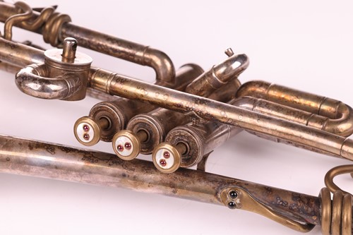 Lot 324 - A bespoke trumpet, modified for Vivian...
