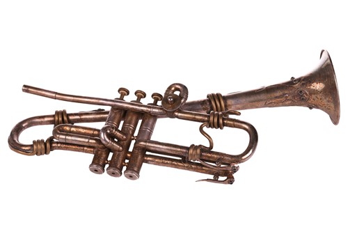 Lot 324 - A bespoke trumpet, modified for Vivian...