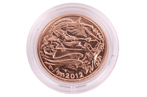 Lot 221 - A 2012 Elizabeth II full gold sovereign...