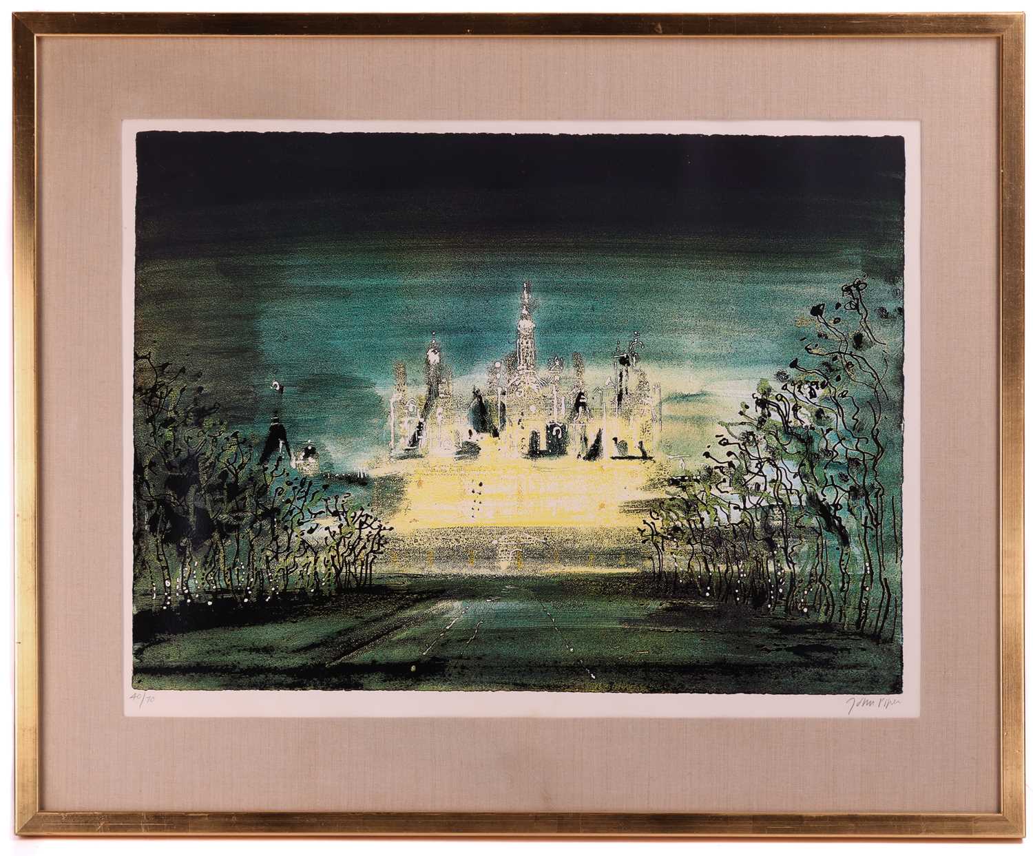 Lot 81 John Piper 1903 1992 Chambord signed