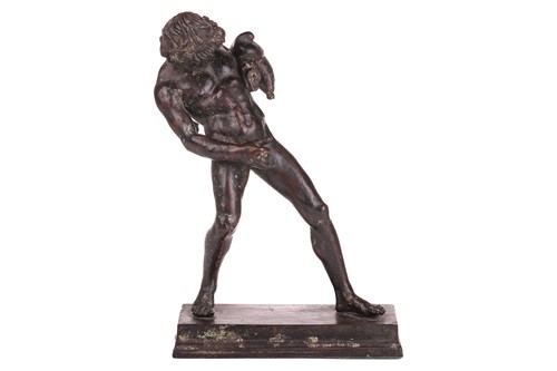 Lot 227 - 19th-century school, a patinated bronze figure...