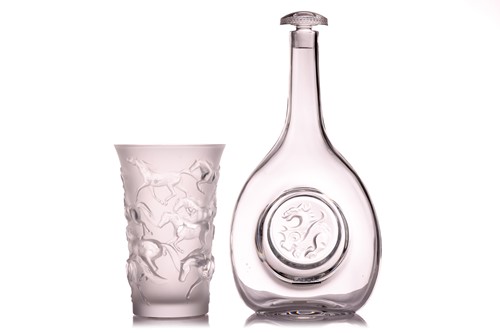 Lot 242 - A contemporary Lalique French crystal Chimére...