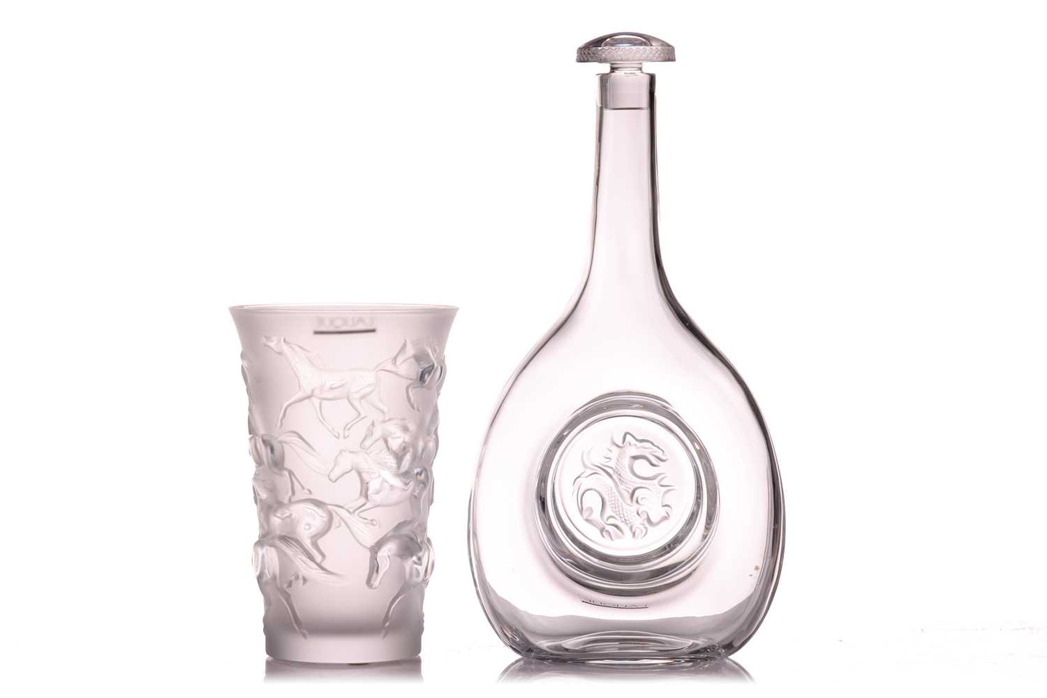 Lot 242 - A contemporary Lalique French crystal Chimére...