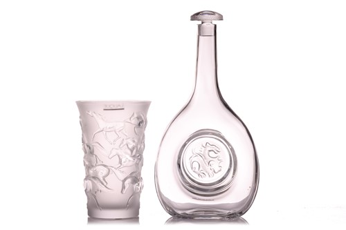 Lot 242 - A contemporary Lalique French crystal Chimére...