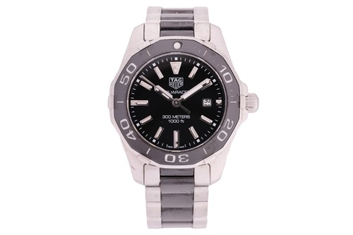 Lot 175 - A TAG Heuer Aquaracer Stainless Steel and...