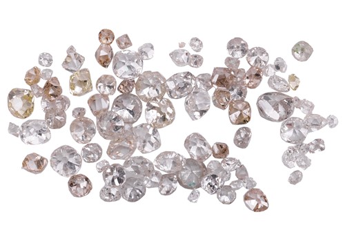 Lot 67 - 7.00ct melee jobbing parcel of loose old-cut...