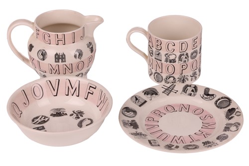 Lot 239 - Eric Ravilious for Wedgwood, an 'Alphabet' set...